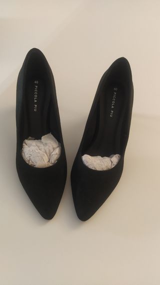 Zapatos de salón PICCOLA PIU negros talla 40