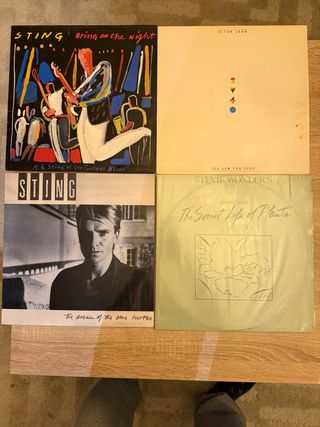 Vinilos Sting, Elton John, Stevie Wonder