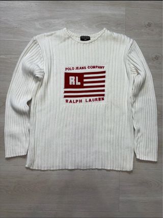 Jersey Polo jeans company Ralph Lauren USA flag