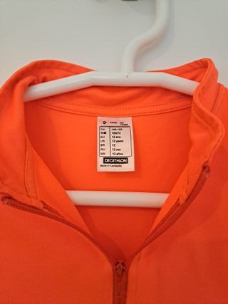 Conjunto Ciclismo Infantil B'Twin Naranja/Negro