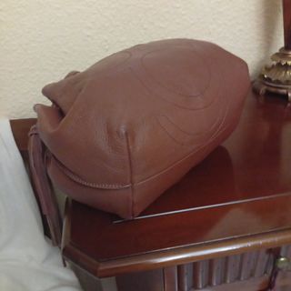 Bolso Piel Marron Camel Purificación García