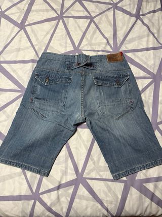 Bermuda vaquera Koroshi azul