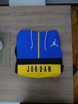 Cortavientos Jordan Azul y Amarillo