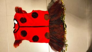 Disfraz mariquita niña. 92- 104 cm