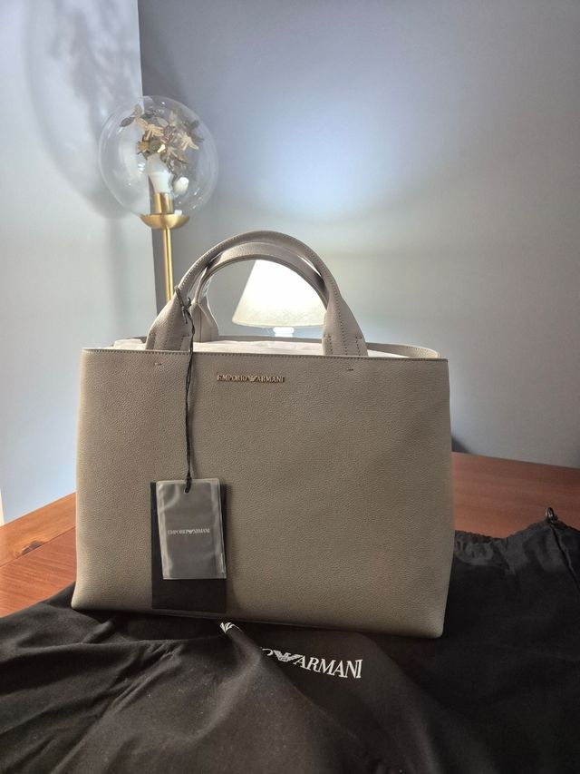 Bolso Emporio Armani Gris