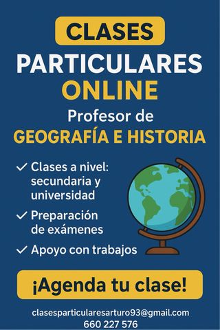 Profesor que imparte clases particulares de GeH