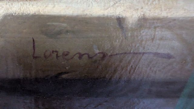 Bodegón de frutas y cesta