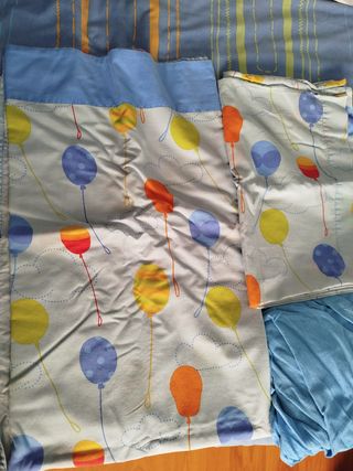 Set di lenzuola 90 cm palloncini multicolori