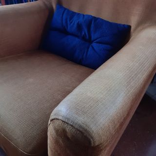 Butaca sillón anaranjado
