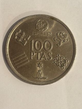 Moneda 100 Pesetas España 82