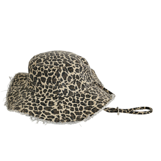 Gorro bucket animal print deshilachado para Adulto