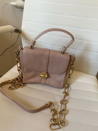 Bolso Zara rosa palo