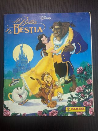 La Bella y la Bestia Disney Panini album cromos