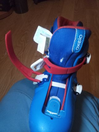 Patines Oxelo Talla 35 Azul/Rojo