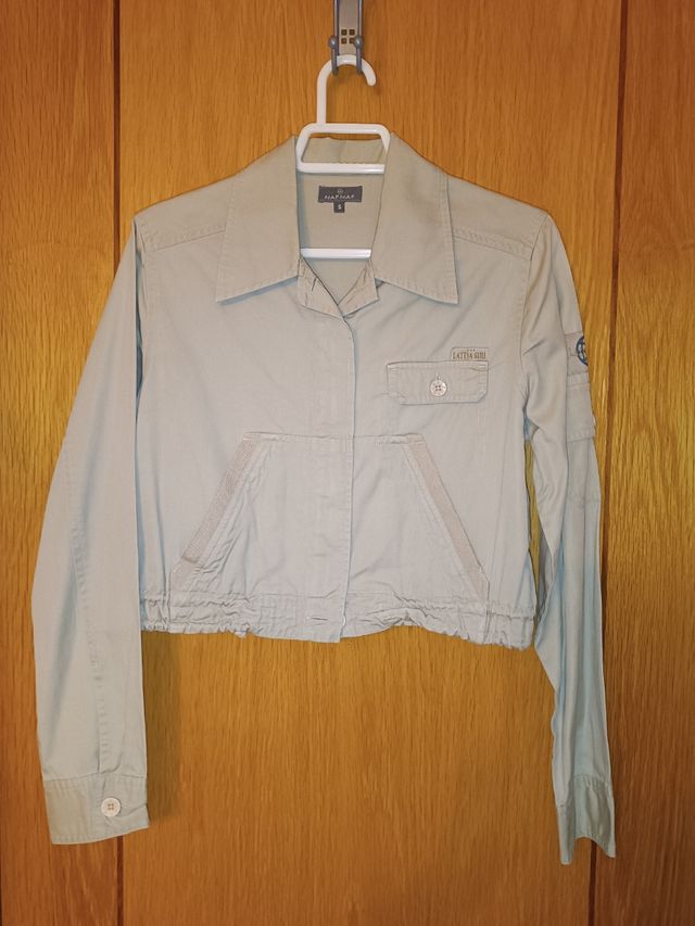 Chaqueta Naf Naf beige talla S