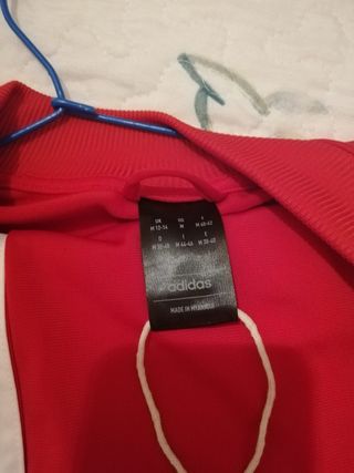 Chándal Adidas Talla M Rojo Nuevo