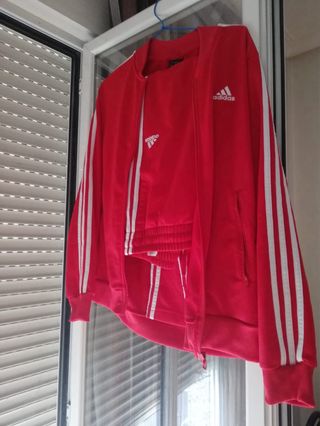 Chándal Adidas Talla M Rojo Nuevo