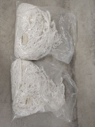 2 REDES PORTERIA MULTIUSOS 140x105 MALLA 45