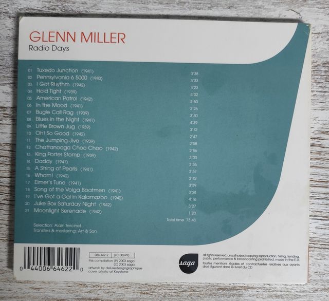 CD Glenn Miller - Radio Days