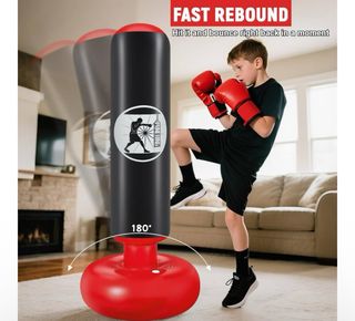 NUEVO Saco de boxeo infantil 160cm + bomba