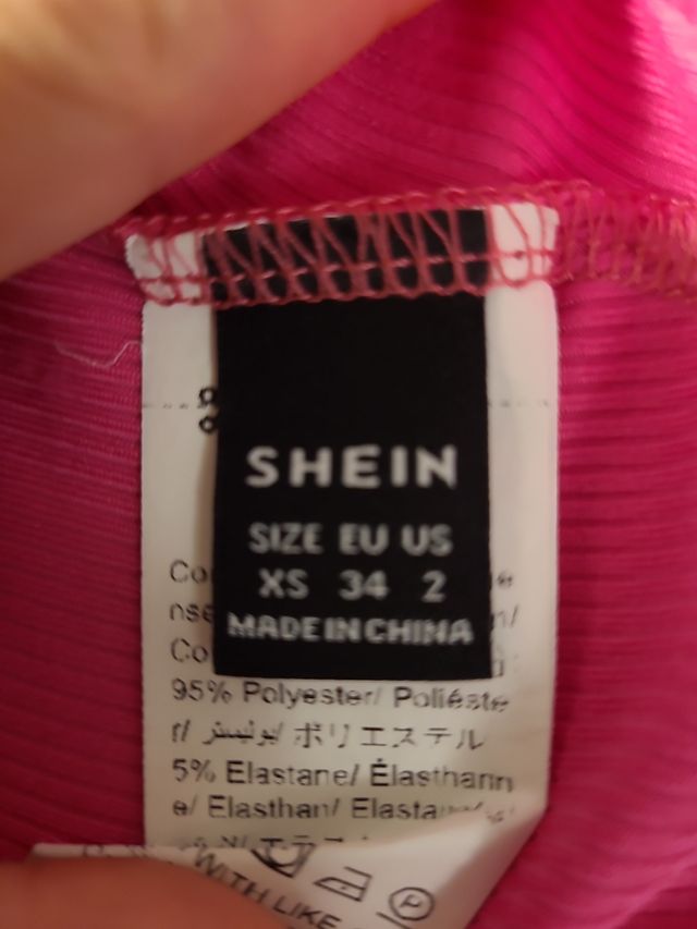 Top rosa Shein