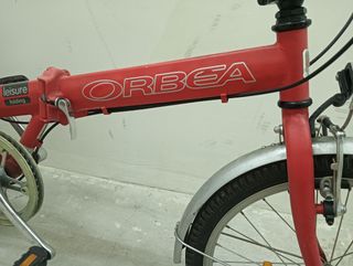 Bicicleta plegable Orbea Roja