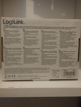  HDMI Extender LogiLink sobre cable CAT 5e/6 Ven