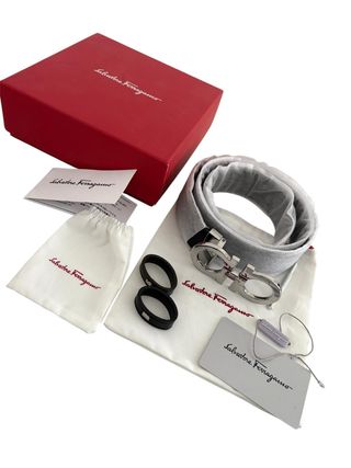 Cintura Ferragamo Grigia 85cm Nuova