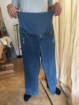 Pantalones premamá tejanos