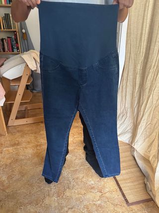 Pantalones premamá tejanos