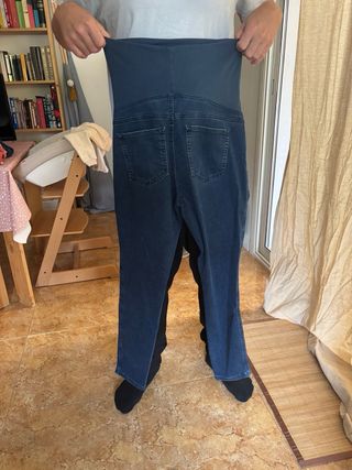 Pantalones premamá tejanos
