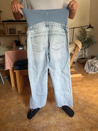 Pantalones premamá tejanos