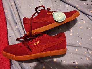 Zapatillas Puma Rojas/Marrones