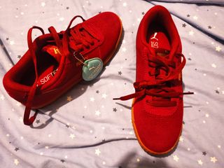 Zapatillas Puma Rojas/Marrones