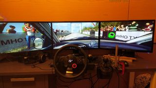Monitores BenQ. Los 3 juntos.