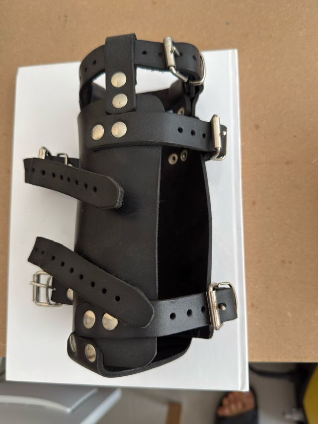 Portaborraccia/tanichetta Harley Davidson Cuoio