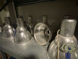 Lámparas industriales vintage (cabtidad 11)