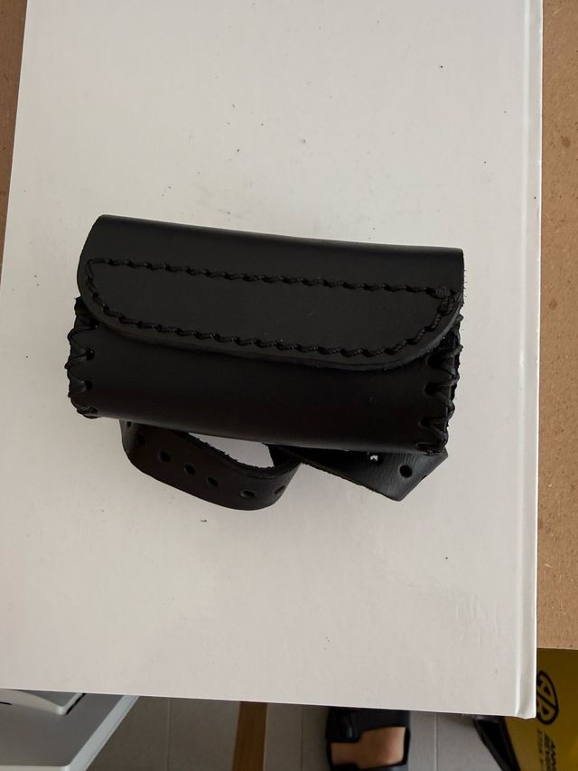 Porta Telepass in cuoio Harley Davidson