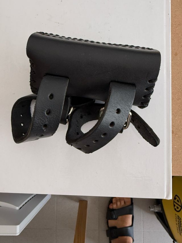 Porta Telepass in cuoio Harley Davidson