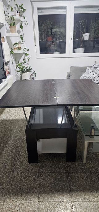 Mesa extensible plegable madera
