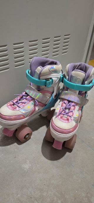 Patines de niña con luces