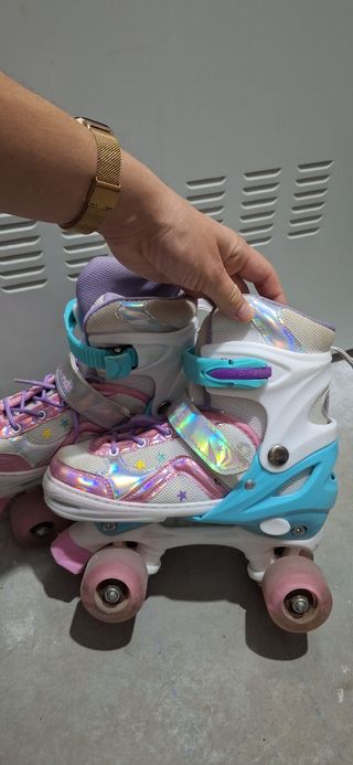 Patines de niña con luces