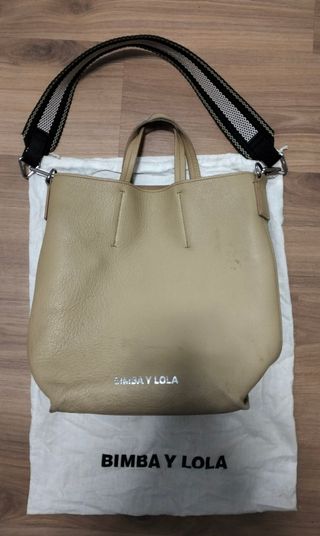 Bolso Bimba y Lola Beige Piel
