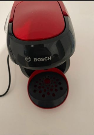 Macchina da caffè Bosch rossa e nera