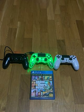 PS4 Pro 1TB Negra + GTA V Premium Edition +3 mando
