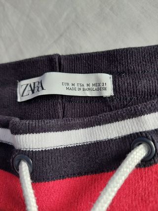 Pantalón Jogger Zara Man Talla S Elástico