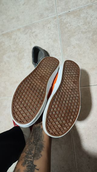 ¡¡¡ OFERTA !!! Lote Zapatillas Vans Gris y Naranja