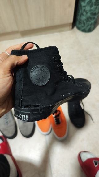 ¡¡¡ OFERTA !!! Lote Zapatillas Vans Gris y Naranja