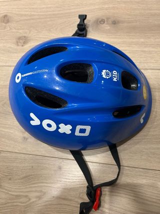 Casco azul para bicicleta Btwin