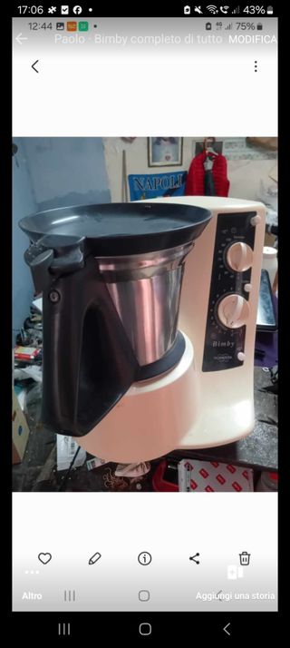 Bimby Vorwerk completo di accessori